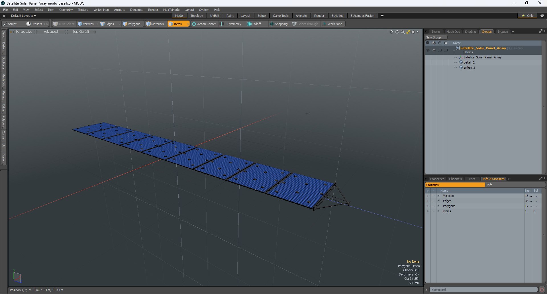 Satellite Solar Panel Array 3D Model - TurboSquid 2290756