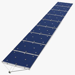 Satellite Solar Panel Array 3D model