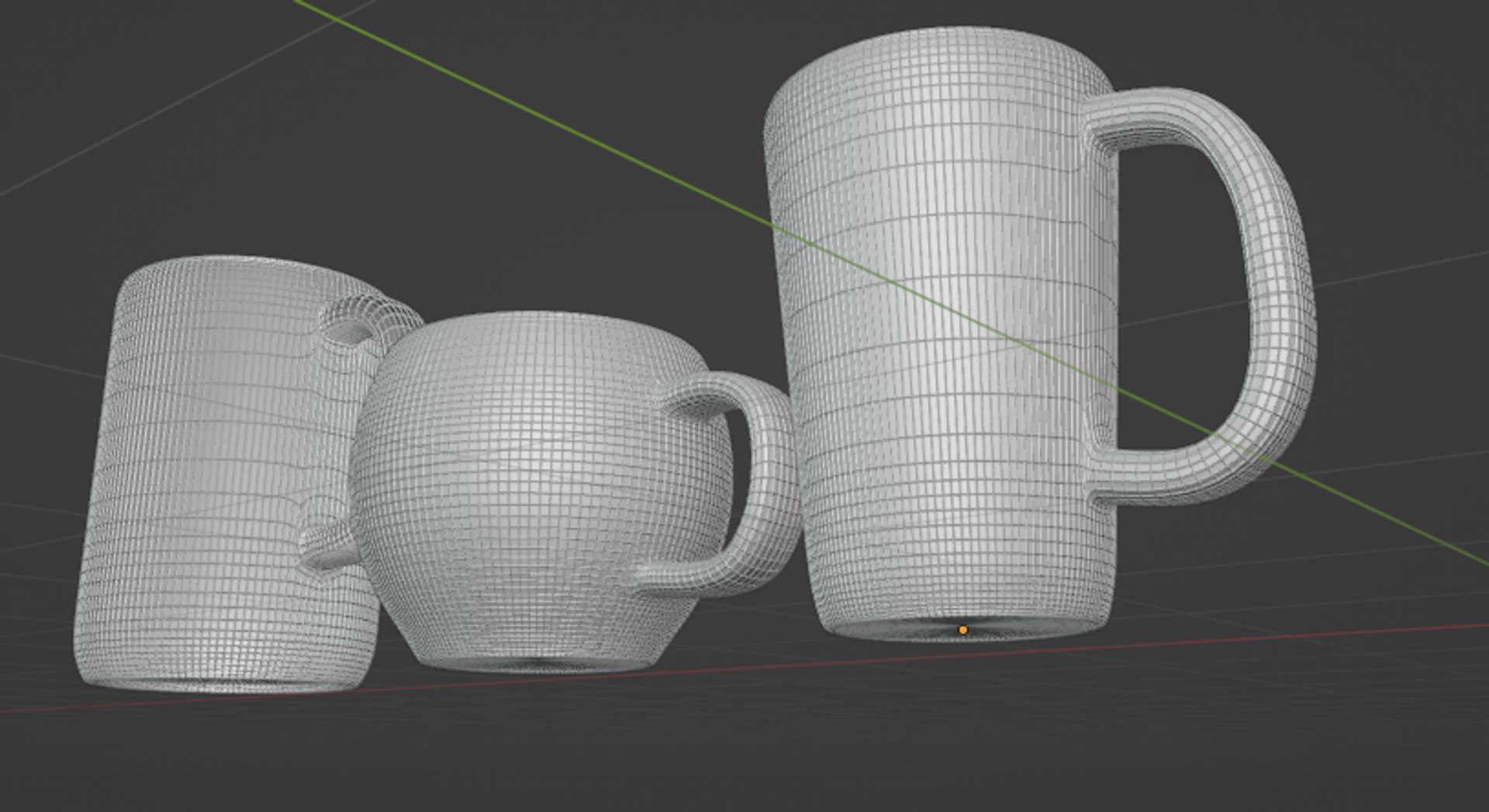3D Ceramic Mugs Model - TurboSquid 1909312
