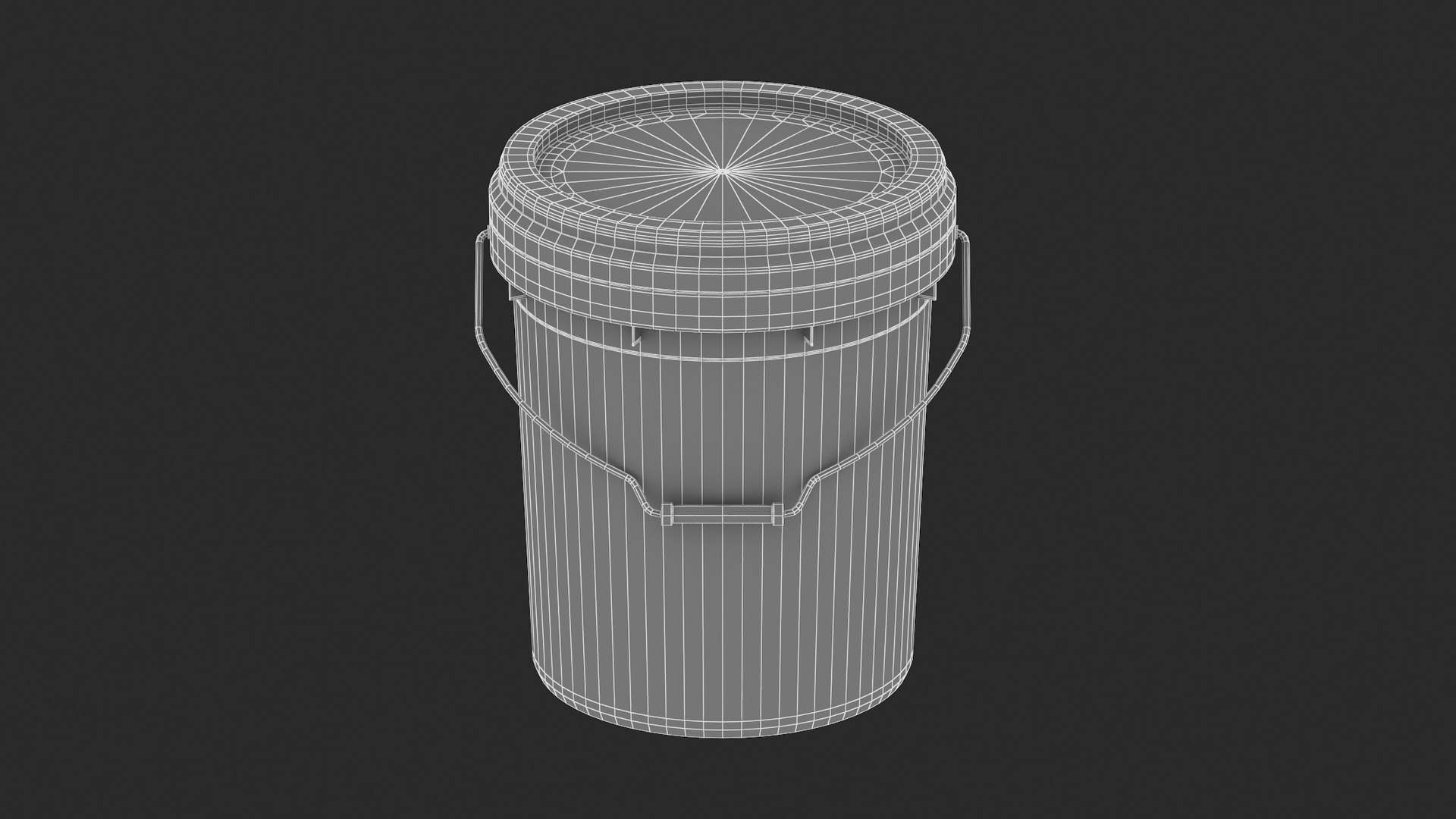 Bucket Plastic Model - TurboSquid 1645290