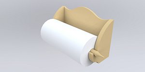 free 3ds model kitchen roll holder