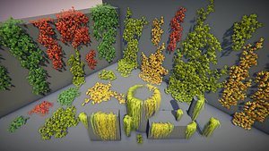 3D ivy grass model
