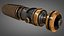 Vintage wooden lightsaber