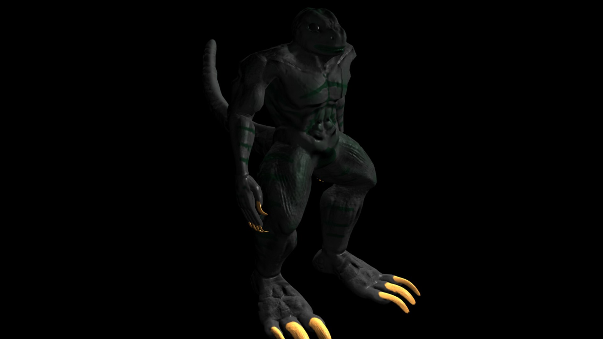 Lizard Man Humanoid Ma