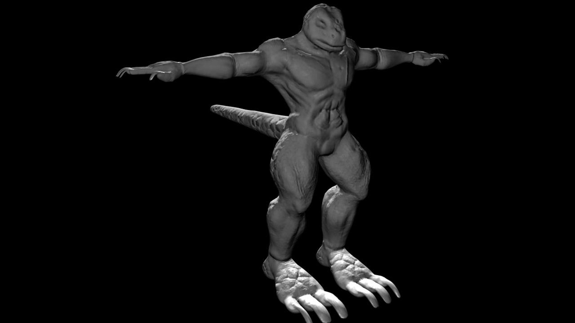 Lizard Man Humanoid Ma