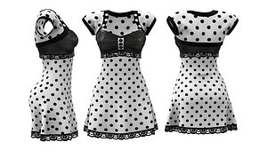 Retro Rockabilly Corset Dress