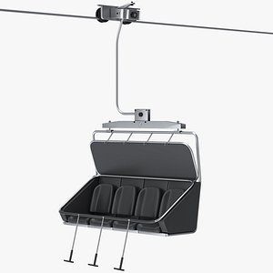 Ski lift Chair 3D