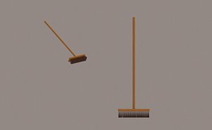 Outdoor Broom 3D model