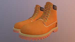 3D model TIMBERLAND SHOES low-poly PBR