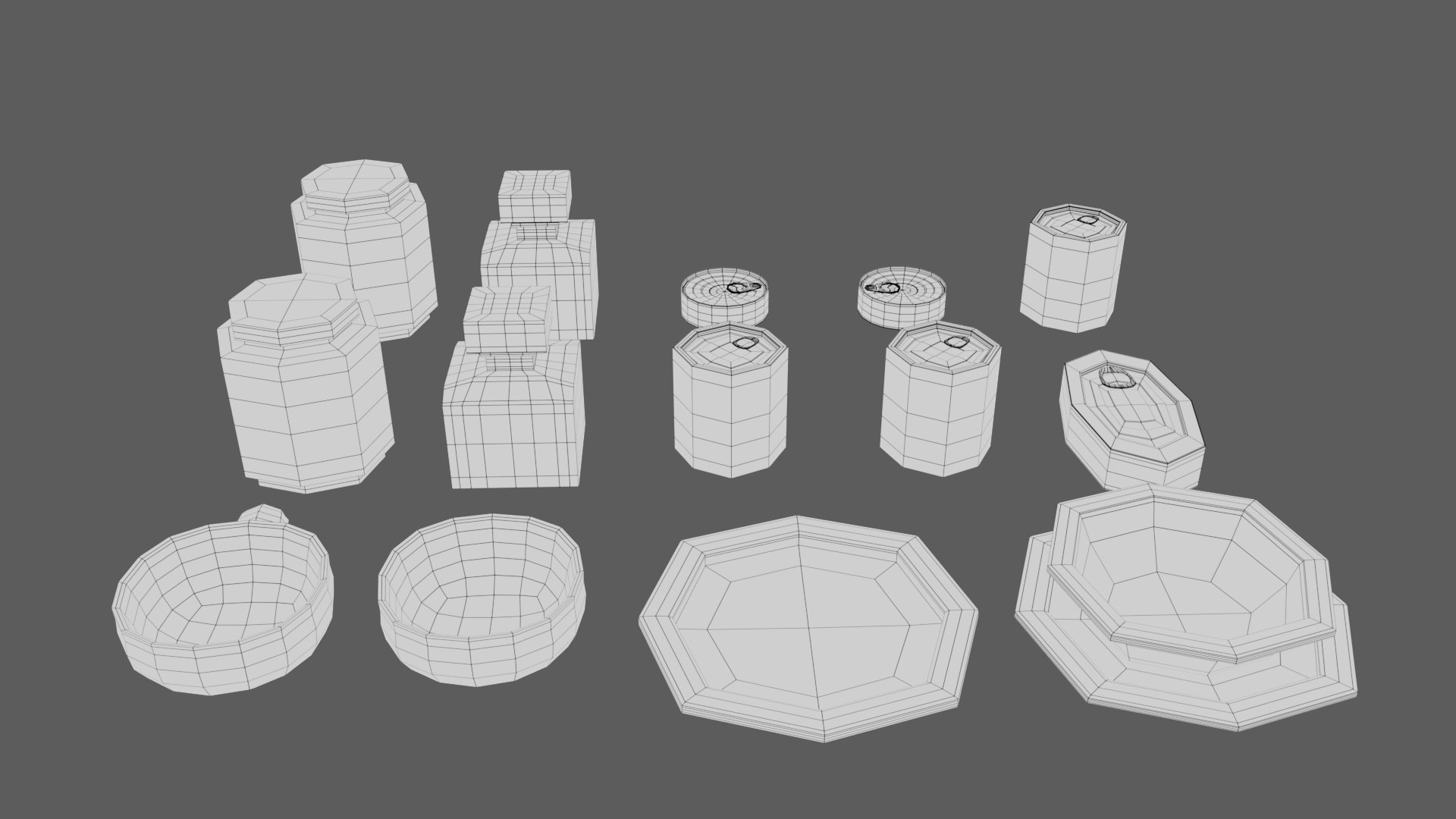 Kitchenware  Pantry Essentials Bundle 3D https://p.turbosquid.com/ts-thumb/Vs/7ES5nQ/il/wireframe02/png/1737496720/1920x1080/fit_q87/5a7fc80c70b7c1db130b1e0e0d20544ca650e404/wireframe02.jpg