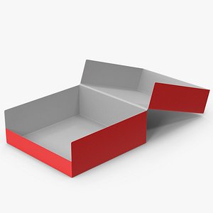 3D model Red Cake Box