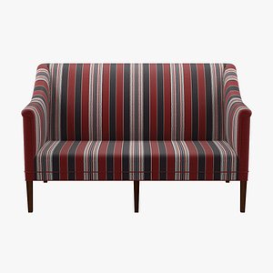 kk60920 greek sofa 2 seater 3d fbx