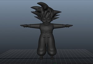 Filho Goku Modelo 3D - TurboSquid 1289950