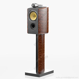 3d model bookshelf bowers wilkins 805