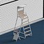 Paquete de canchas deportivas, fútbol, baloncesto, voleibol, tenis, modelo 3D