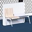 Paquete de canchas deportivas, fútbol, baloncesto, voleibol, tenis, modelo 3D