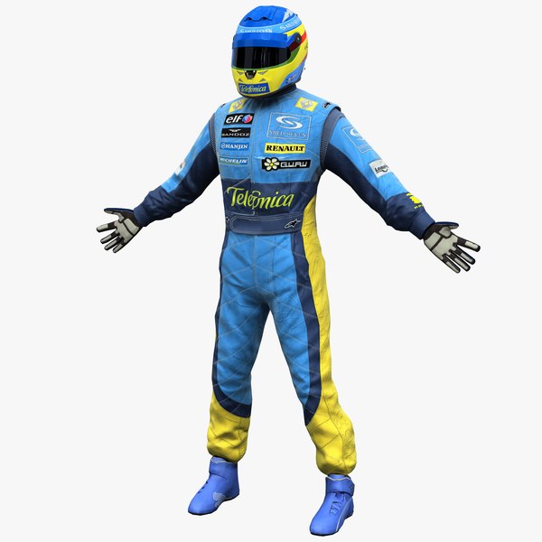 3d racing driver renault