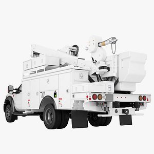 Ford F450 2012 Articulating Bucket Truck 01