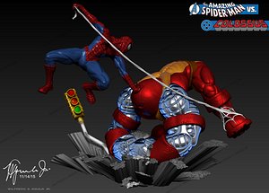 amazing spiderman colossus 3d model