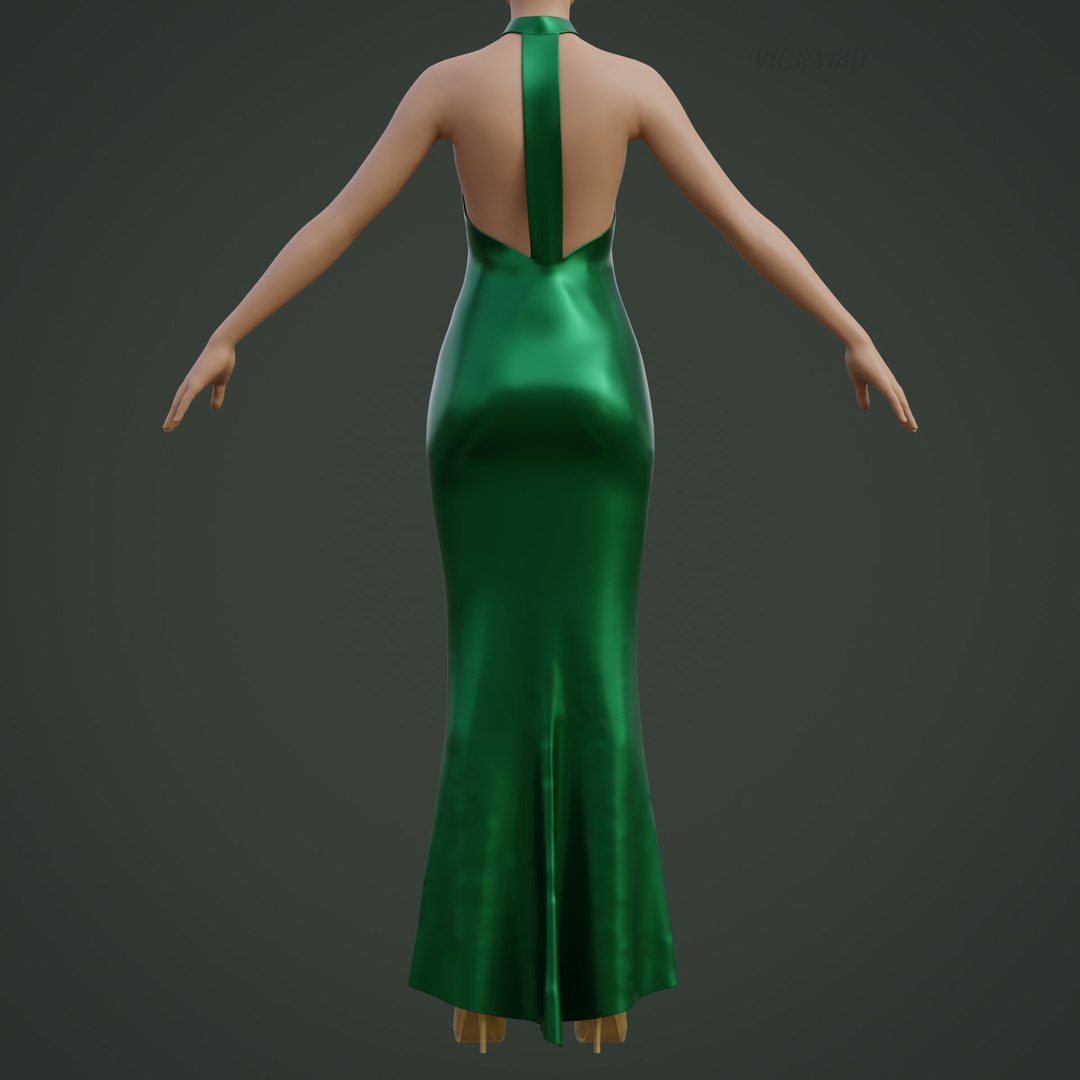 3D Green silk satin prom dress - halter neck backless gown model https://p.turbosquid.com/ts-thumb/Vs/RB80fb/mu/z0001/jpg/1718080041/1920x1080/fit_q87/ce9392f9f9c805b7611acaf64b6408b52e9e830c/z0001.jpg