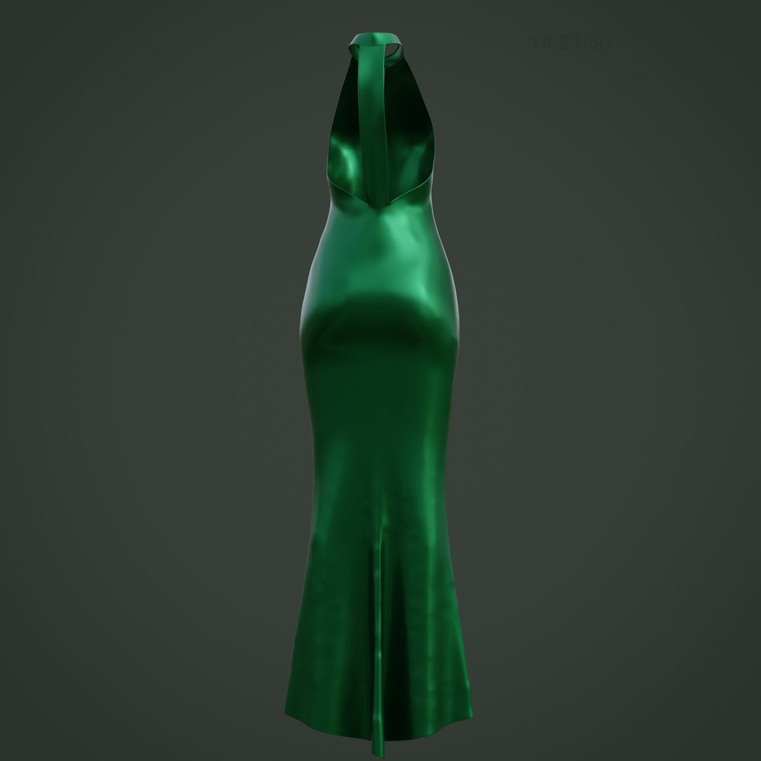 3D Green silk satin prom dress - halter neck backless gown model https://p.turbosquid.com/ts-thumb/Vs/RB80fb/xL/render0010/jpg/1718080173/1920x1080/fit_q87/3c37e9fe22dccb768c1894889473abab62216100/render0010.jpg