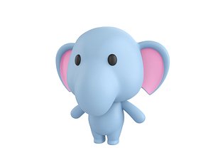 elephant character 3D model
