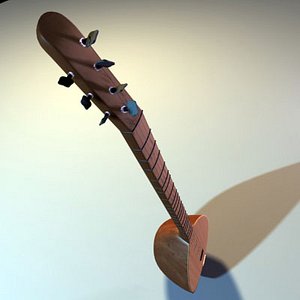 3d turkish musical instrument model