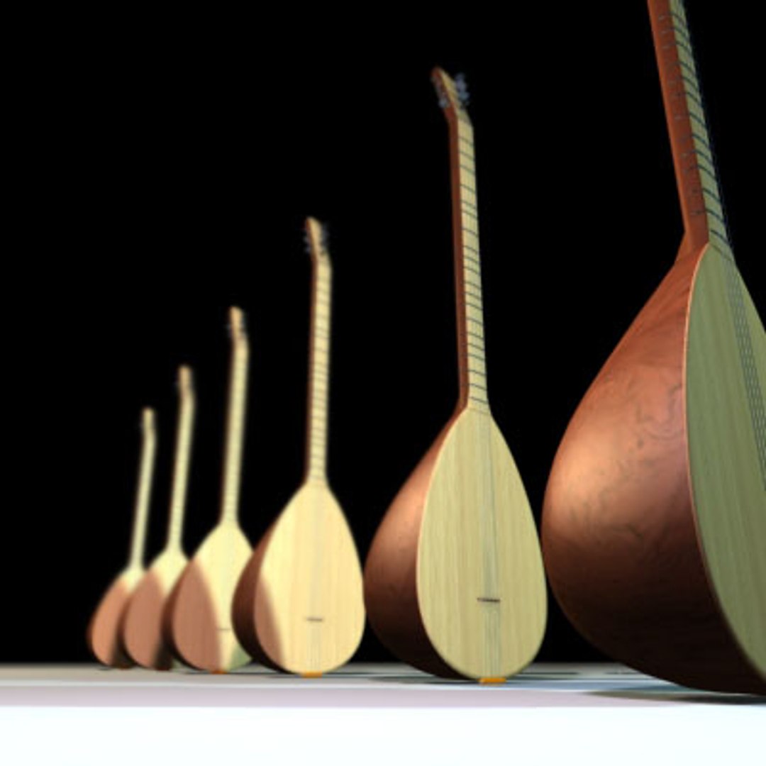 3d Turkish Musical Instrument Model