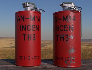 an-m14 th3 grenade 3D model