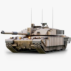 3D Rigged AMX56 Leclerc GameReady LODs model