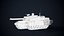 Rigged Tank AMX56 Leclerc GameReady LODs