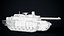 3D Rigged AMX56 Leclerc GameReady LODs model
