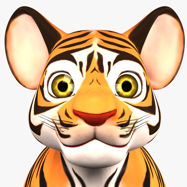 tiger cub 3D model