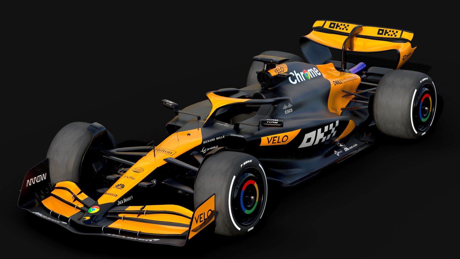 3D F1 McLaren MCL38 2024 Model - TurboSquid 2190479