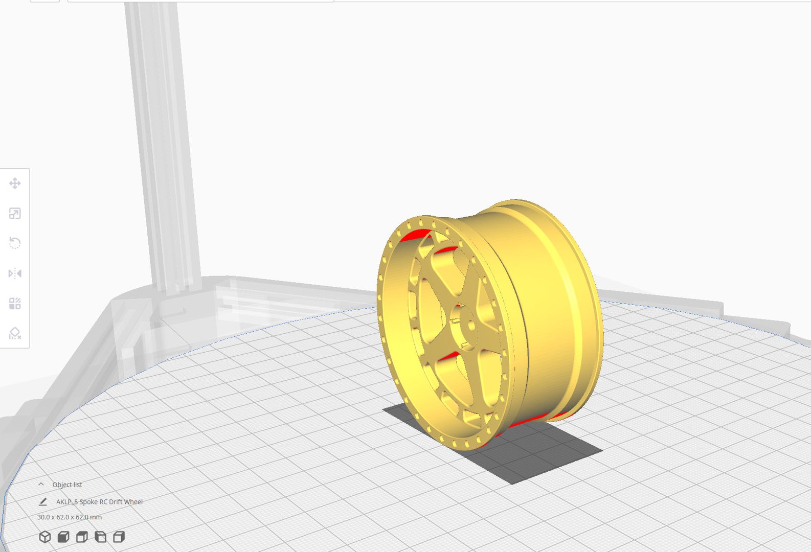 3D model 5 Spoke RC Drift Wheel 1 10 Scale 62mm Diameter  12mm Hex https://p.turbosquid.com/ts-thumb/Vs/ot3OzA/C6/render1/jpg/1747154700/1920x1080/fit_q87/aef68aadbaf7a1350f92d4cf950b496695c794d3/render1.jpg