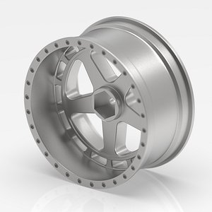 5 Spoke RC Drift Wheel 1 10 Scale 62mm Diameter  12mm Hex