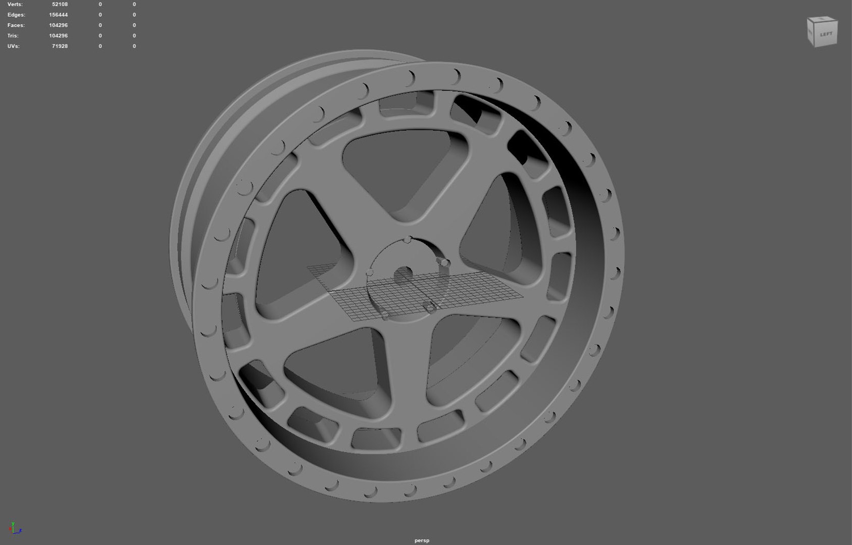 3D model 5 Spoke RC Drift Wheel 1 10 Scale 62mm Diameter  12mm Hex https://p.turbosquid.com/ts-thumb/Vs/ot3OzA/rb/render2/jpg/1747154701/1920x1080/fit_q87/4a6cc0e0cfc179258f8922326a1169764d8640a1/render2.jpg