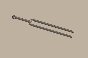 3D tuning fork