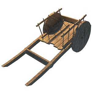 Game Ready Wooden Cart