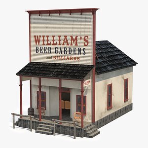 Wild West Saloon 3D model
