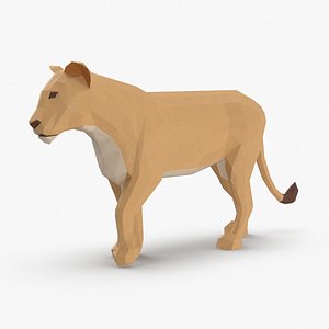 lioness----walking 3D model
