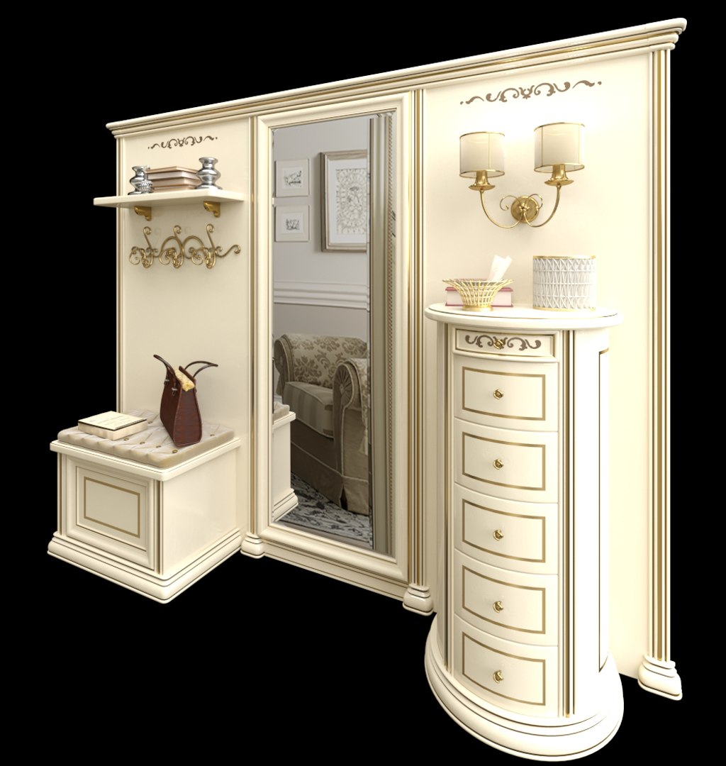 3D Hall Classic Style Model - TurboSquid 1414827