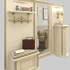 3D hall classic style model