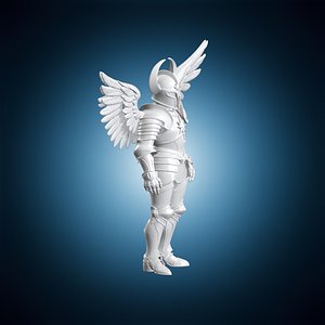 Celestial Valkyrie Helm 3D Print Model