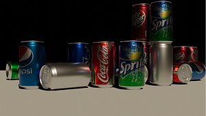 Soft drink cans