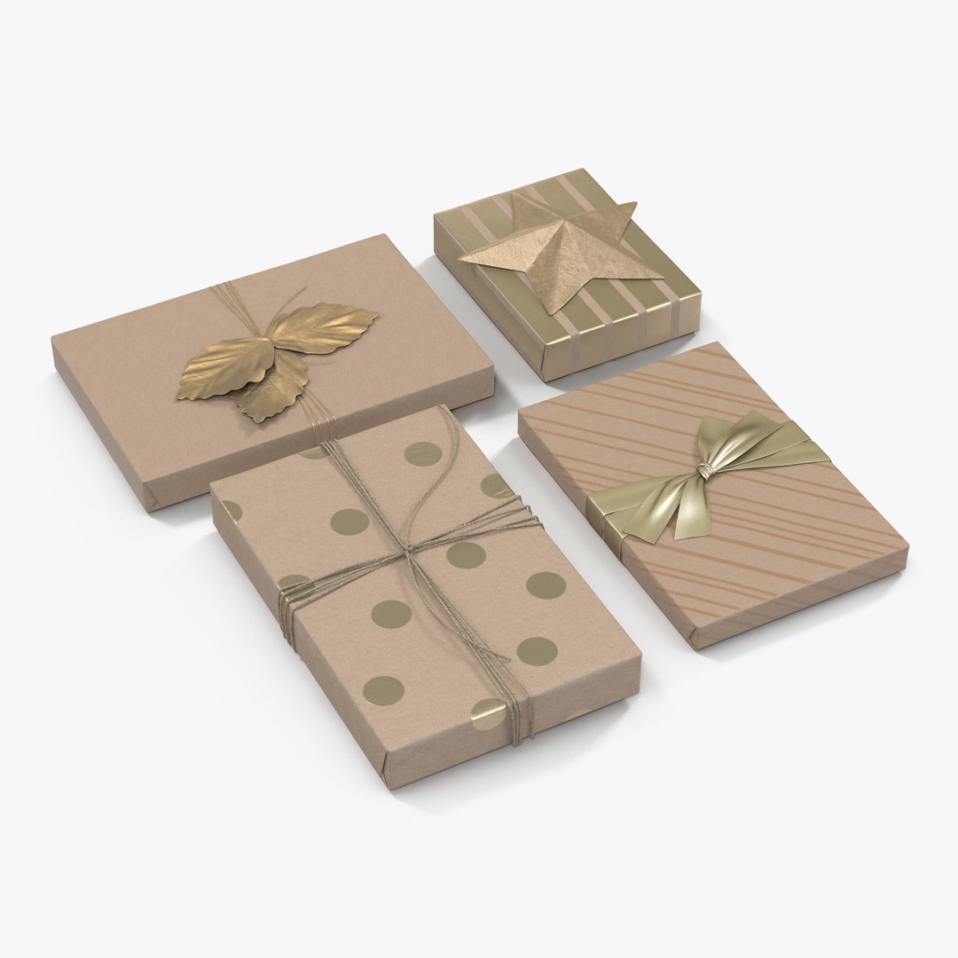 Presents 3D Models Set 3D model preview