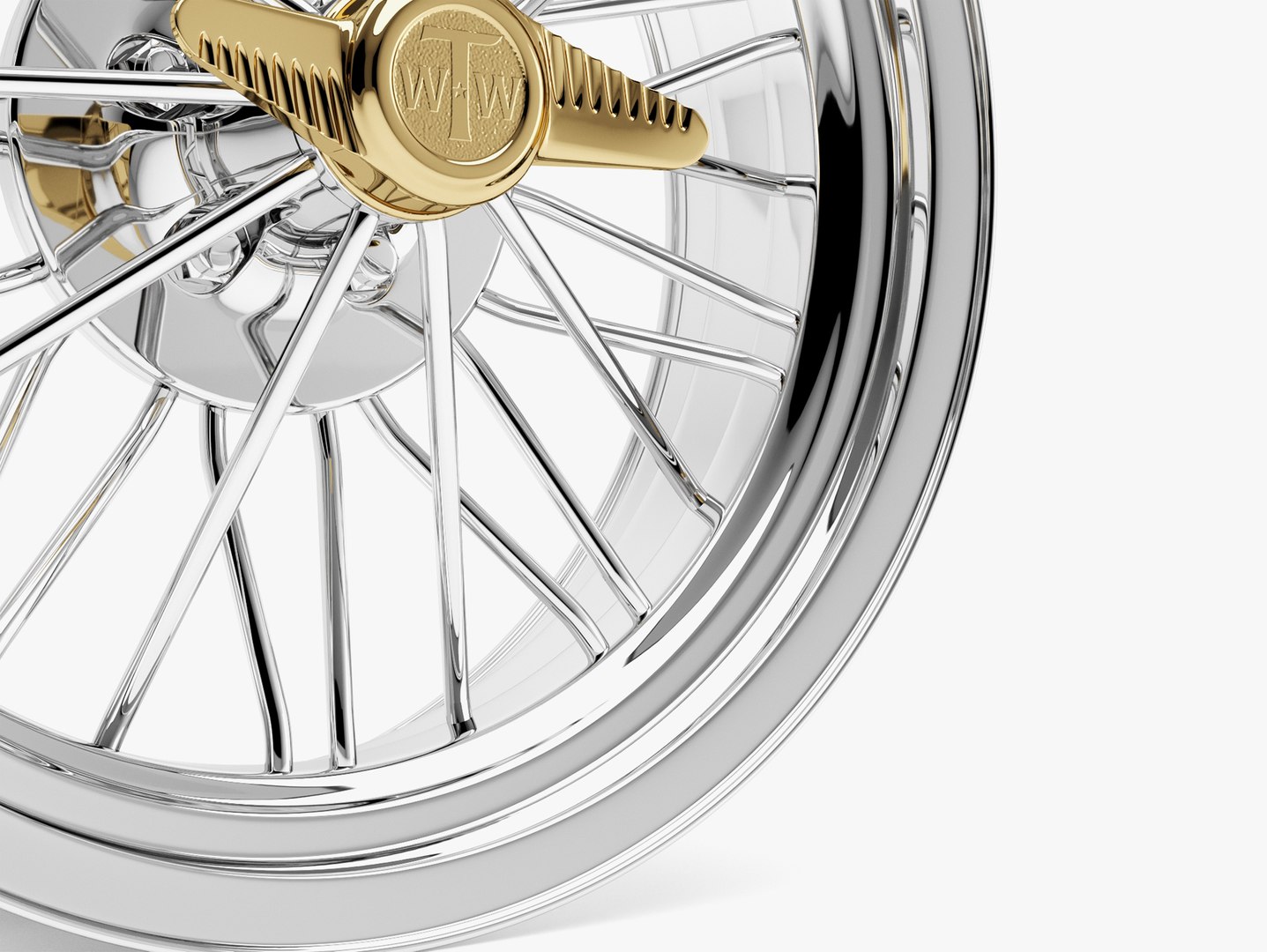 Texan Wire Wheel 3D Model - TurboSquid 1713609