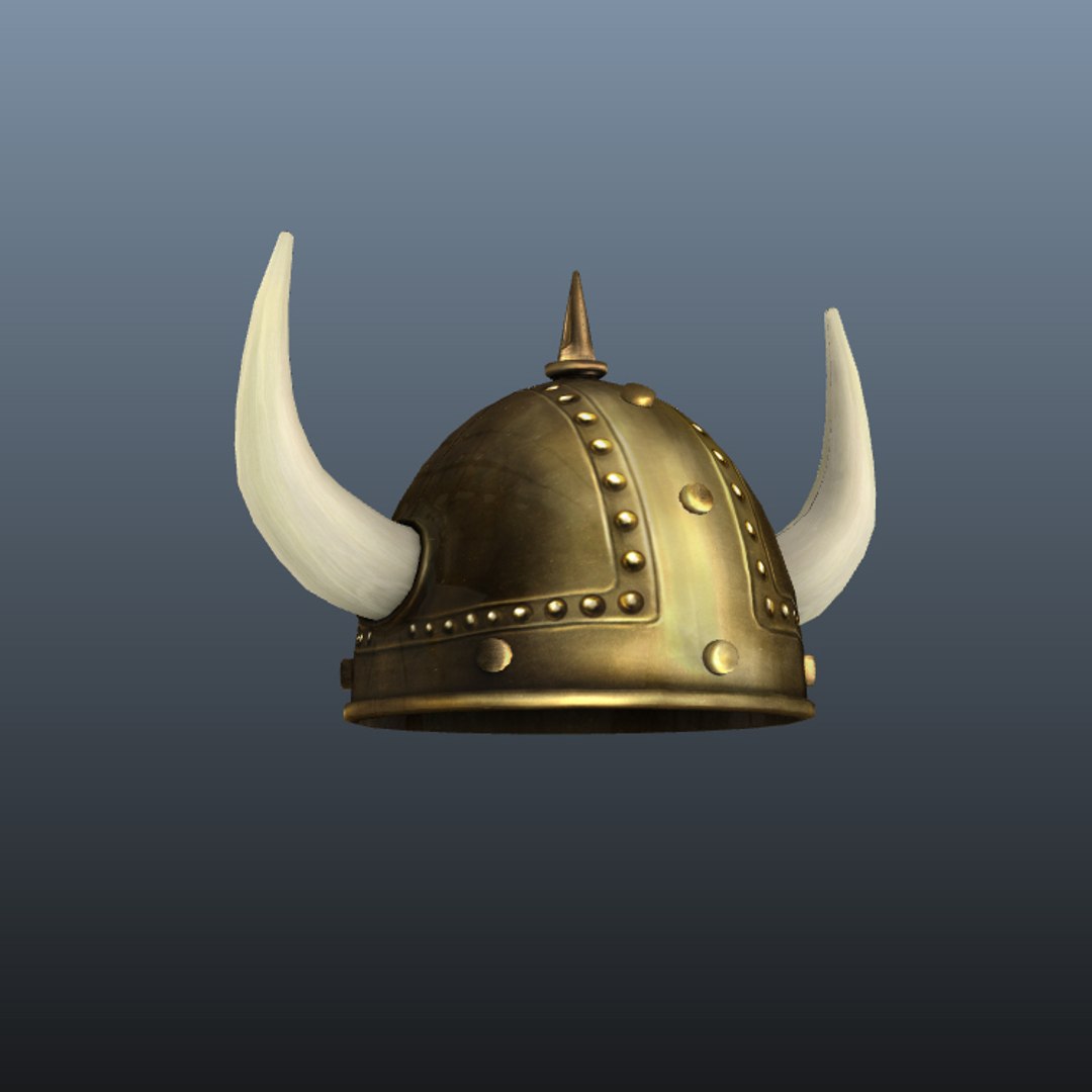 Viking Helmet 3d Ma