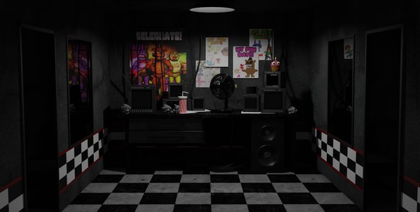 modèle 3D de Bureau FNaF 1 terminé - TurboSquid 1898154