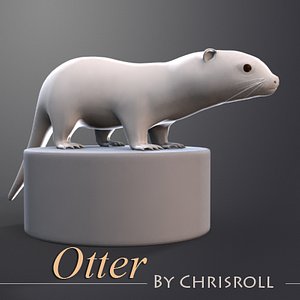 Otter T pose - Download Free 3D model by Killer O (@KillerOz1) [82b92db]